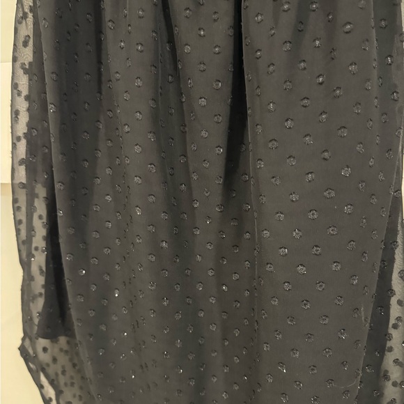 Black polka dot sparkle dress - Picture 3 of 5